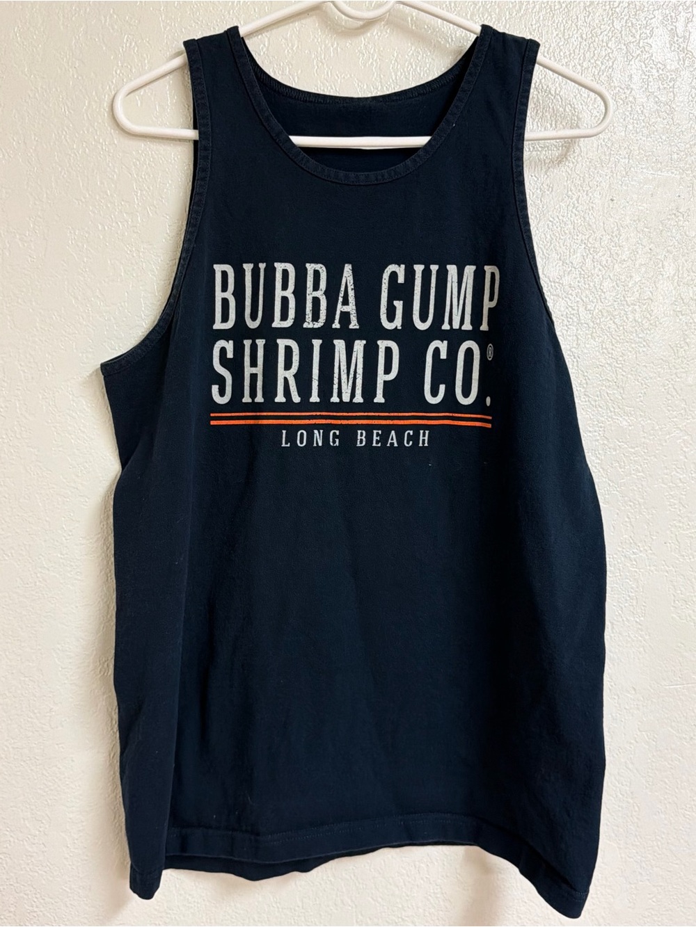 Bubba Gump Shrimp Co. Men’s Navy Logo Tank